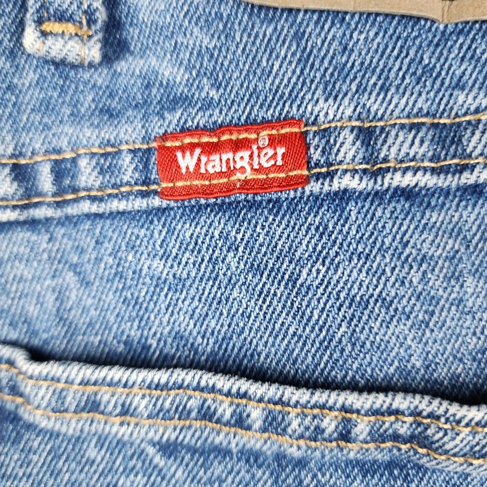 Wrangler Jeans Mens 38x30 Blue Straight Leg Medium Wash Stretch 1096FXVDB - Picture 5 of 9